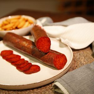 Chorizo de castaña Iberico. (precio por kg)